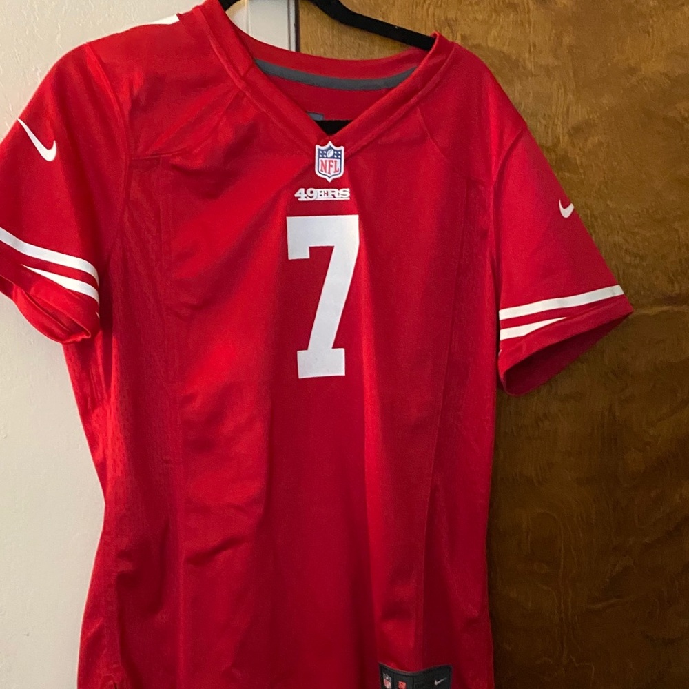 Kaepernick jersey. 49ers #7 XL Lady’s NFL